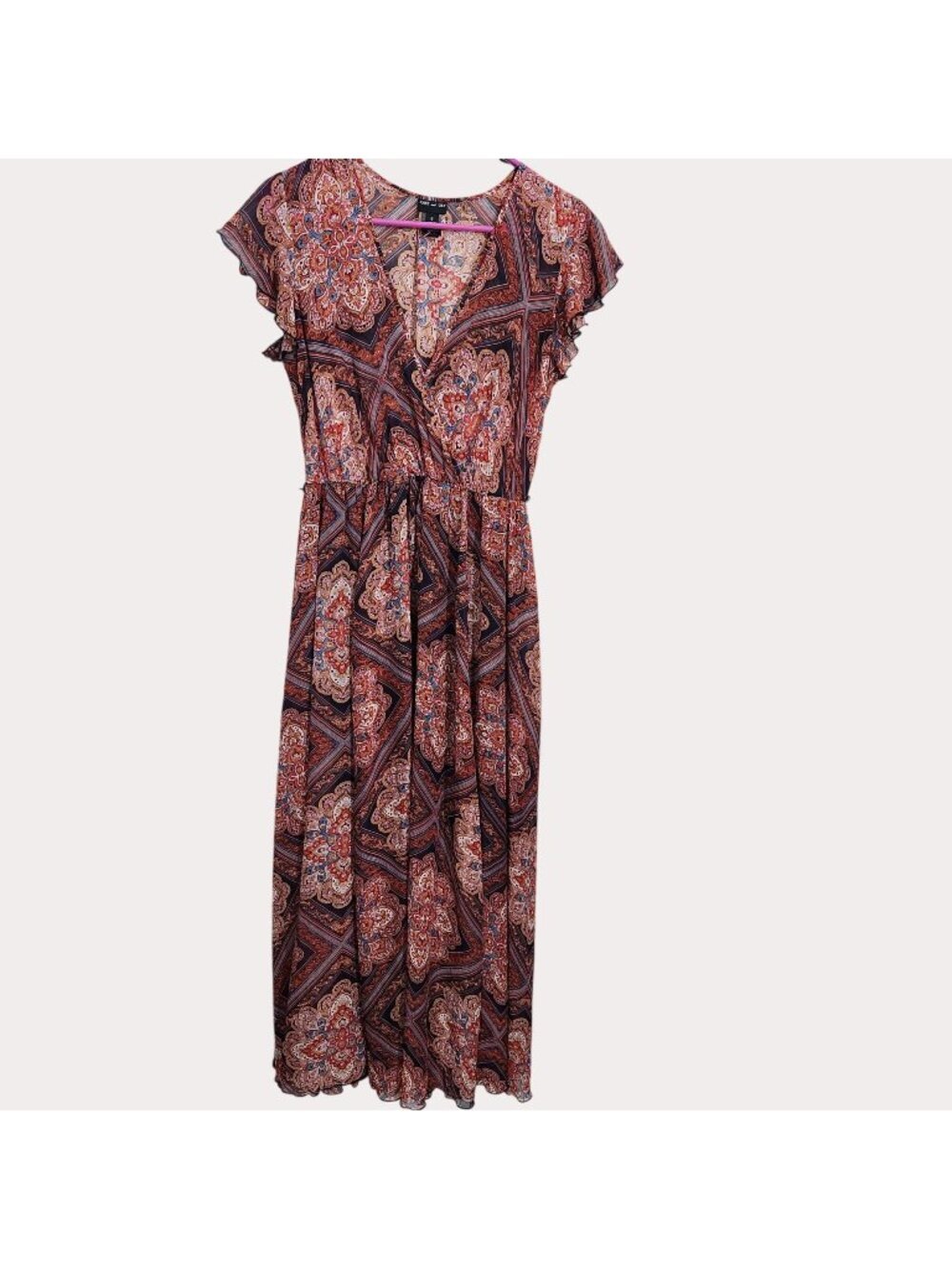 Kate And Lily Womens Maxi Dress Size 6 Multicolor Paisley Print